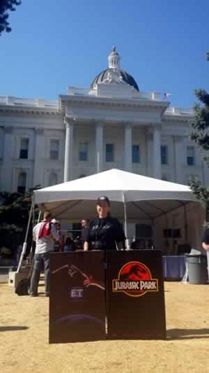 Humboldt-Del Norte Film Commissioner at the State Capitol in support of the AB 1839