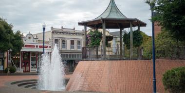 Fountain in Old Town Eureka