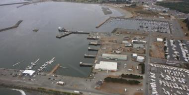 link to full image of Crescent City Harbor Aerial View