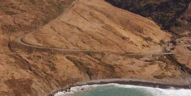 link to full image of Road Coastal Lost Coast Aerial 1