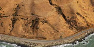 link to full image of Road Coastal Lost Coast Aerial 3