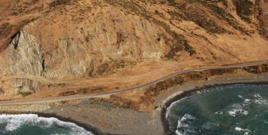 link to full image of Road Coastal Lost Coast Aerial 4