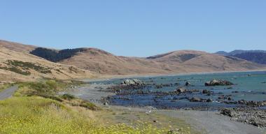 link to full image of Road Coastal Lost Coast Due South
