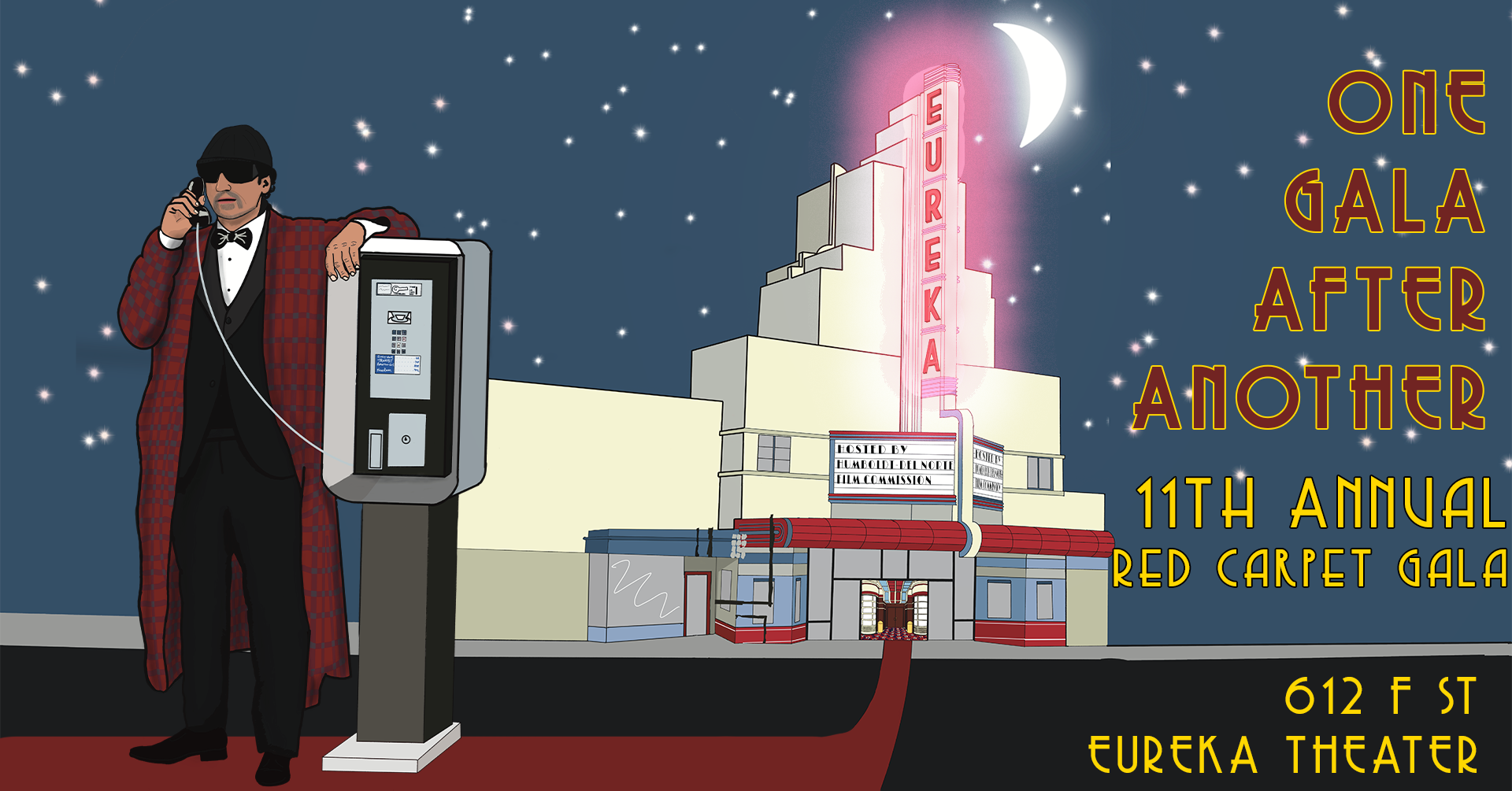 One Gala After Another: 11th Annual Red Carpet Gala at The Eureka Theater March 15th at 3:30pm